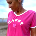 Herzlein® T-Shirt für Damen mit Flausch-Stick 