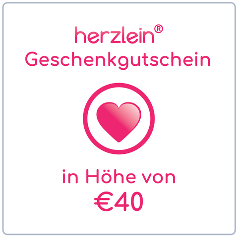 Herzlein® Geschenkgutschein i.H.v. €40