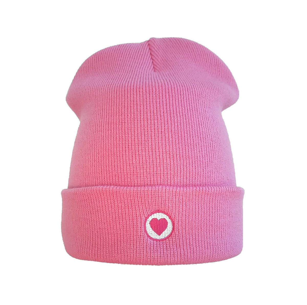 ❤️ Herzlein® weiche Mütze in Pink mit Umschlag für Damen – Herzlein Fashion