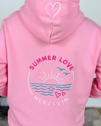 Herzlein® Sweatjacke "Summer Love" in Rosa