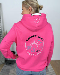 Herzlein® Sweatjacke "Summer Love" in Pink