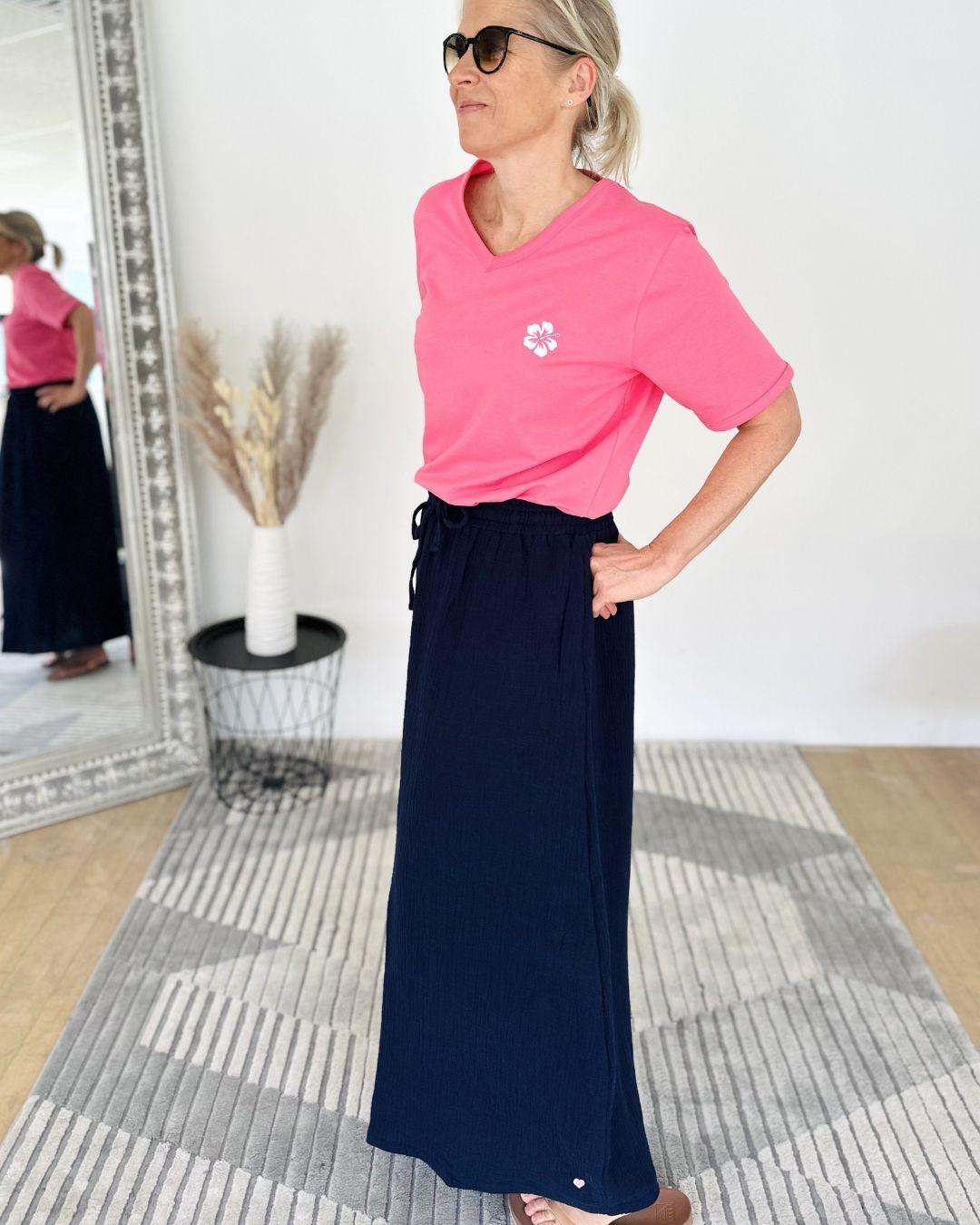 Herzlein® Musselin Rock in Navy Blau