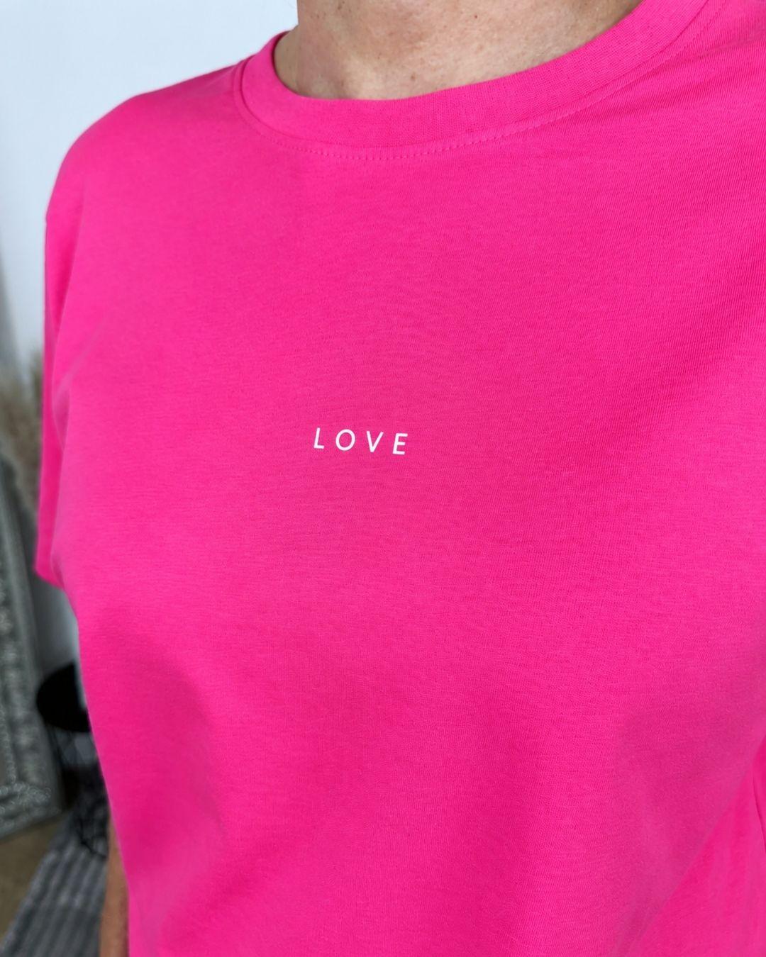 Herzlein® T-Shirt Essentials - "LOVE" in Pink