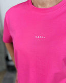 Herzlein® T-Shirt Essentials - "HAPPY" in Pink