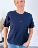 Herzlein® T-Shirt Essentials - "SMILE" in Navy