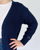 Herzlein® Cardigan Kurz in Navy