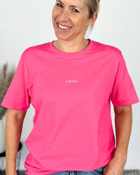 Herzlein® T-Shirt Essentials - "LOVE" in Pink