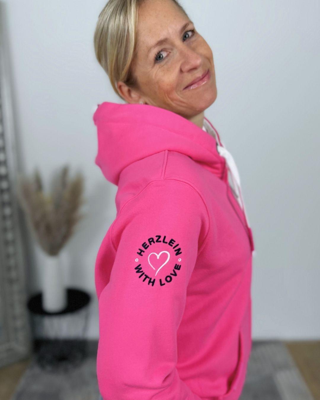 Herzlein® Sweatjacke "Summer Love" in Pink