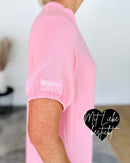Herzlein® Musselin Midikleid in Rosa