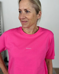 Herzlein® T-Shirt Essentials - "HAPPY" in Pink