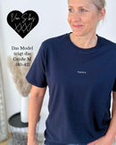 Herzlein® T-Shirt Essentials - "HAPPY" in Navy
