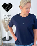 Herzlein® T-Shirt Essentials - "NICE" in Navy