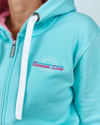 Herzlein® Sweatjacke "Summer Love" in Mint