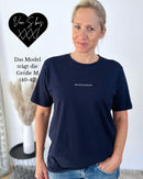 Herzlein® T-Shirt Essentials - "WUNDERBAR" in Navy