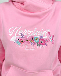 Herzlein® Hoodie "Vintage" in Rosa