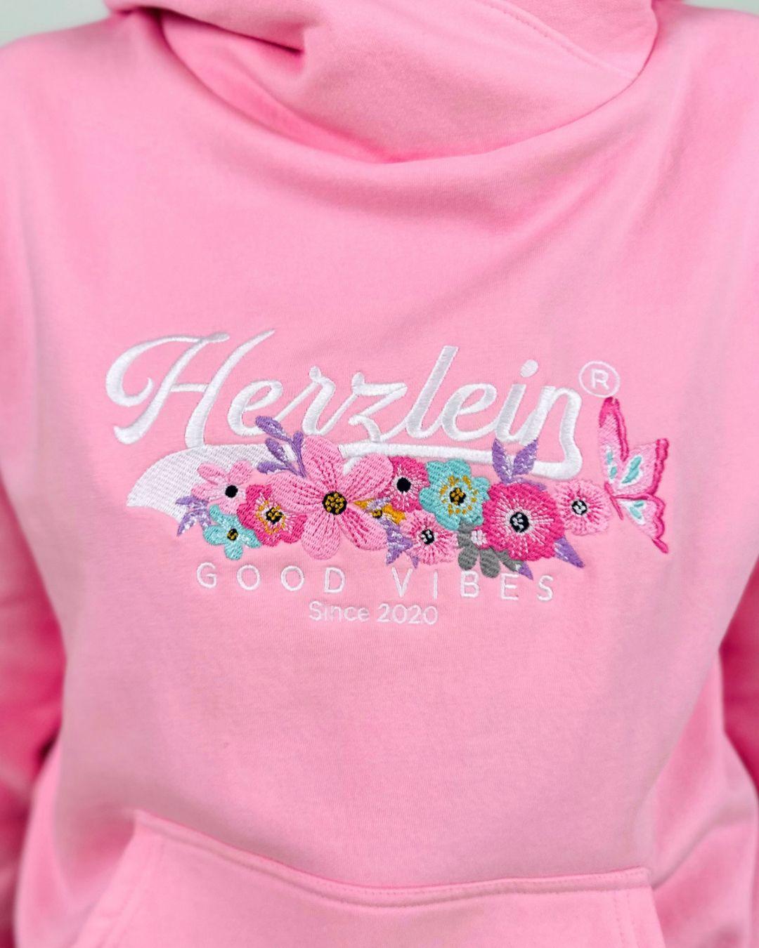 Herzlein® Hoodie "Vintage" in Rosa