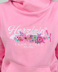 Herzlein® Hoodie "Vintage" in Rosa
