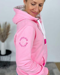 Herzlein® Sweatjacke "Summer Love" in Rosa