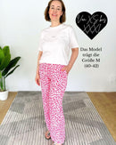 Herzlein® Musselin Hose in Leo Pink