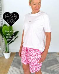 Herzlein® Musselin Shorts in Leo Pink