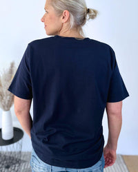 Herzlein® T-Shirt Essentials - "ME TIME" in Navy