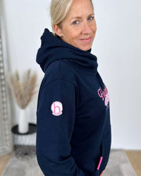 Herzlein® Hoodie "Vintage" in Navy