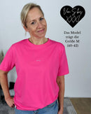 Herzlein® T-Shirt Essentials - "NICE" in Pink