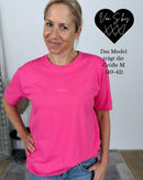 Herzlein® T-Shirt Essentials - "HAPPY" in Pink