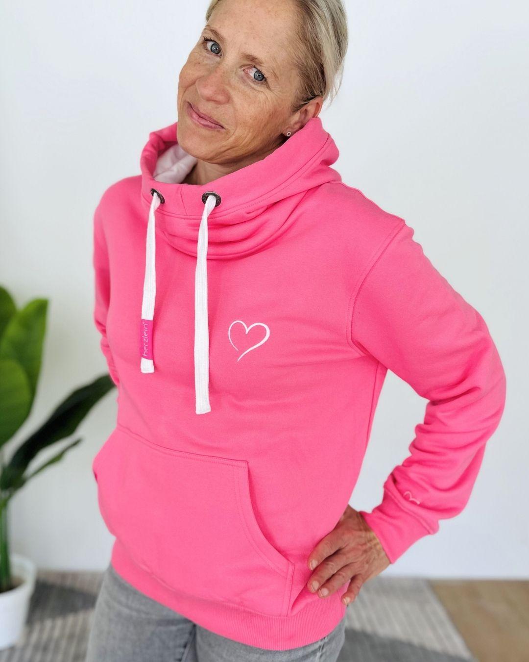Herzlein® Hoodie "Alpenliebe" in Pink