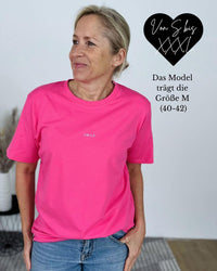 Herzlein® T-Shirt Essentials - "SMILE" in Pink