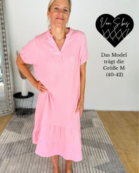 Herzlein® Musselin Midikleid in Rosa