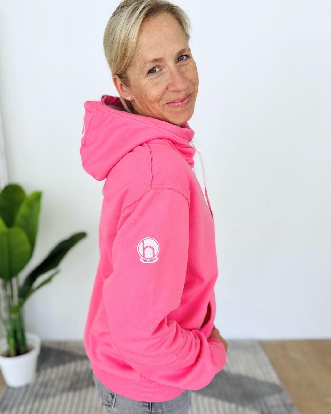 Herzlein® Hoodie "Alpenliebe" in Pink