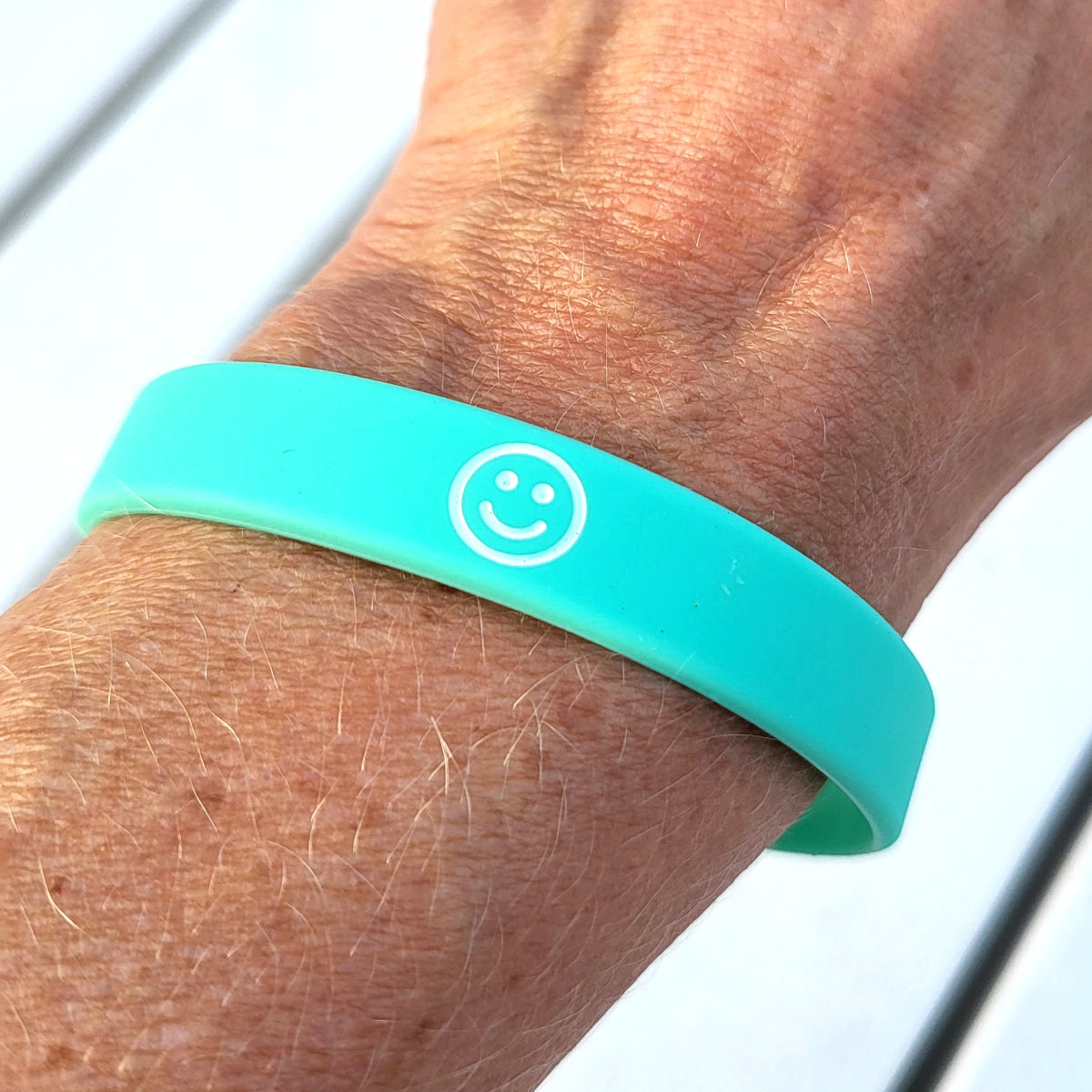 Herzlein® Armbändchen "Smiley" in Mint