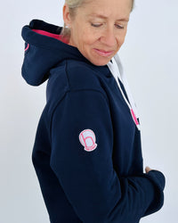 Herzlein® Cosy Hoodie "Herzchen" in Navy Blau