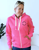 Herzlein® Sweatjacke "Love Hearts" in Pink