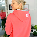 Herzlein® Hoodie "Feel Good" in Grapefruit