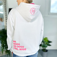 Herzlein® Hoodie "Feel Good" in Weiß