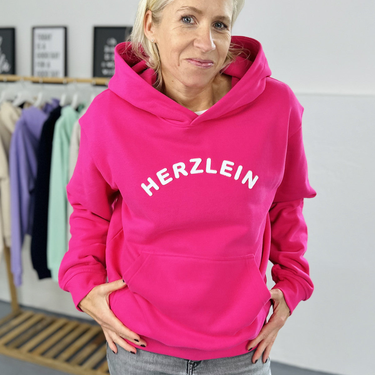 Herzlein® Hoodie in Pink