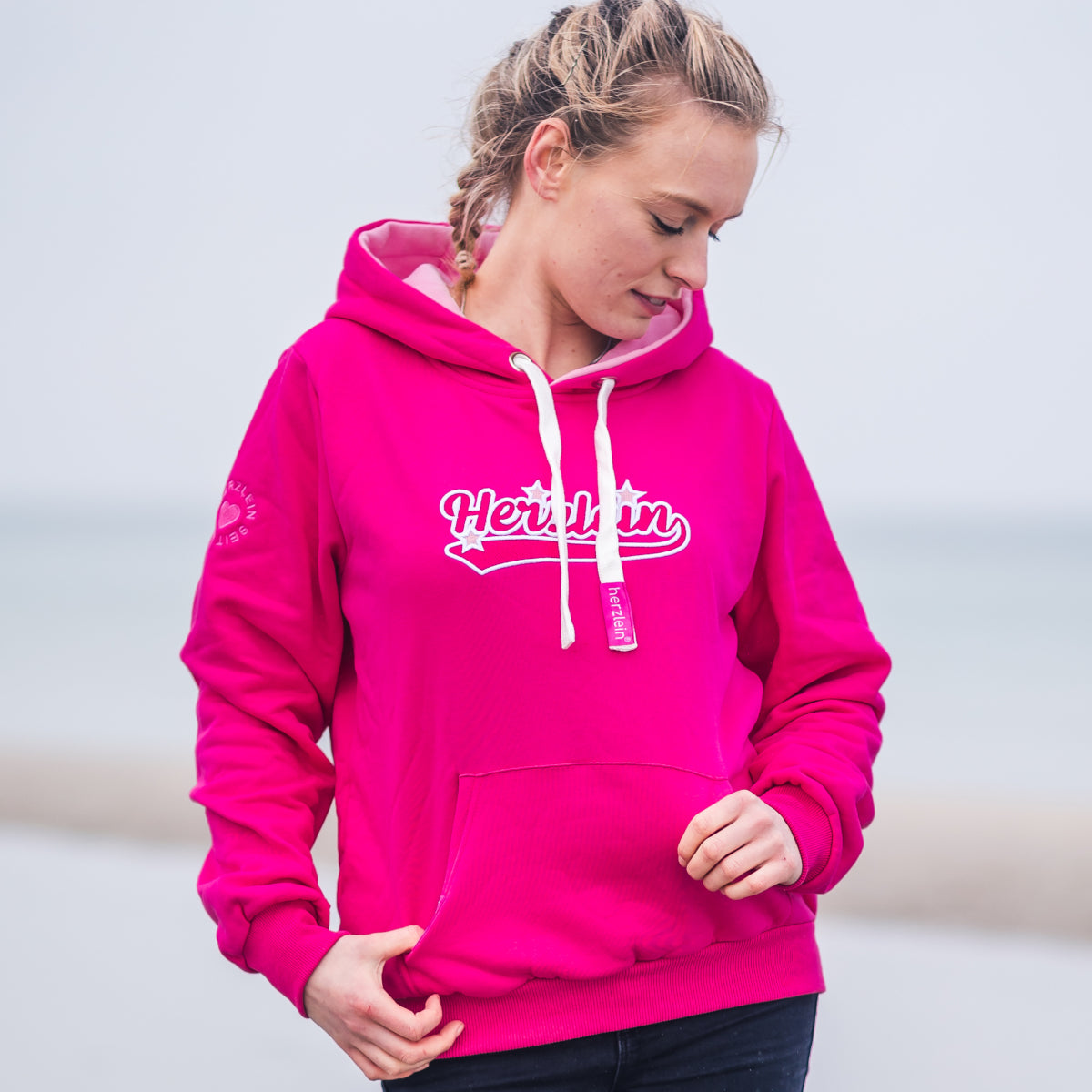 Herzlein® Hoodie in Pink