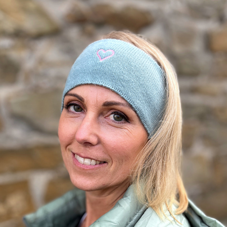 Kaschmir Stirnband Für Damen In Beige Meliert – Fashion