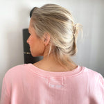 Herzlein® Sweater "ME TIME" aus Baumwolle Pullover für Damen Pulli mit Frottee Stick Me Time in Rosa