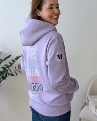 Herzlein® Sweatjacke "Sunshine on my Mind" in Lavendel