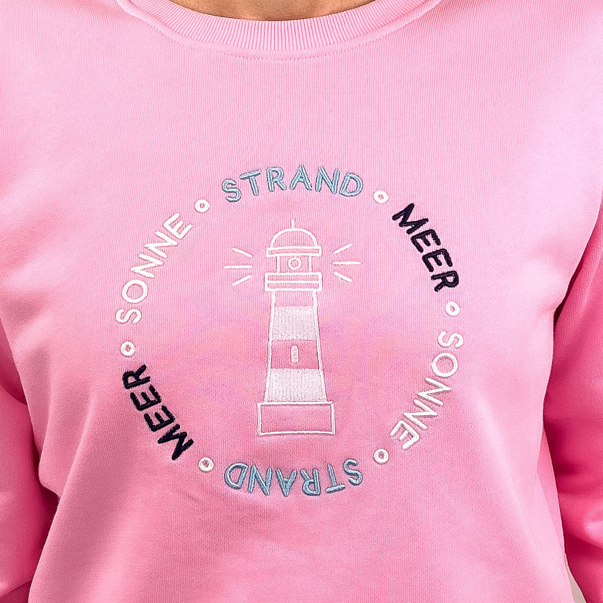 Herzlein® Sweatshirt "Strand" in Rosa