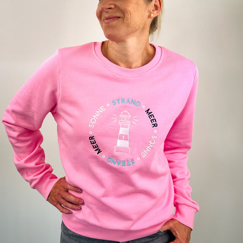 Herzlein® Sweatshirt "Strand" in Rosa