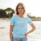 Herzlein® T-Shirt für Damen mit 3D Stick 