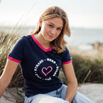 Herzlein® T-Shirt für Damen mit 3D Stick 