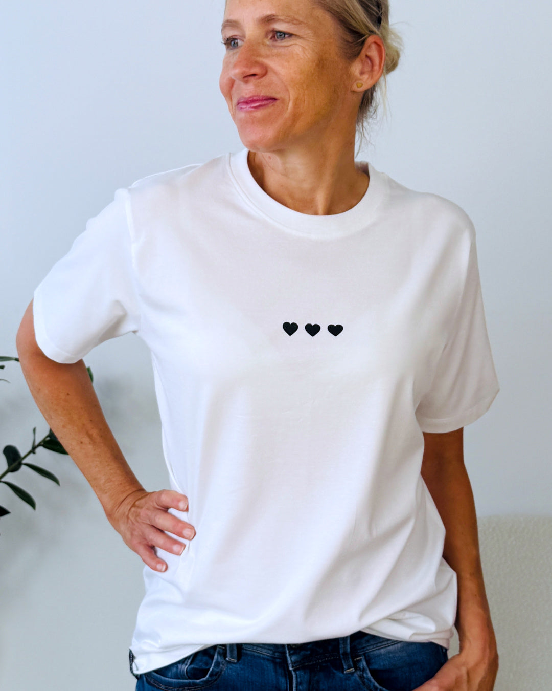 Herzlein® T-Shirt Essentials - "3 Herzchen"