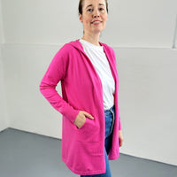 Herzlein® Cardigan in Hot Pink