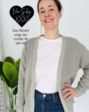 Herzlein® Cardigan Kurz in Grau
