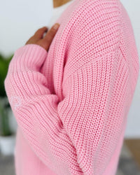 Herzlein® Cardigan Kurz in Rosa